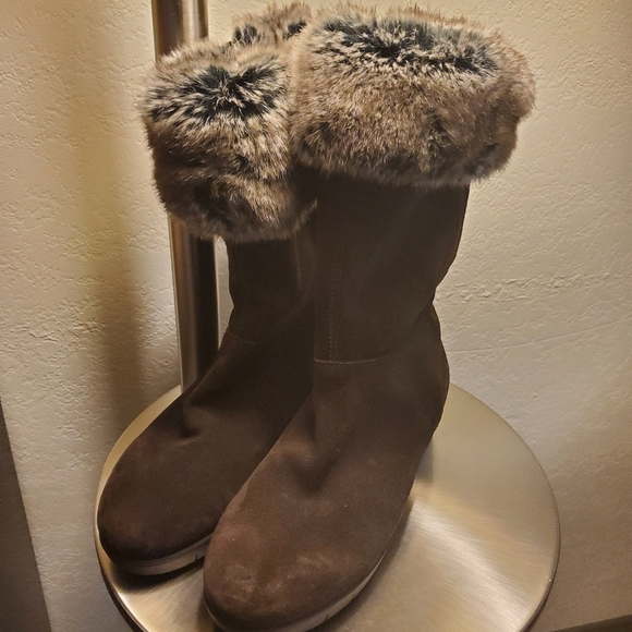 Aqualtalia Walda Fur Trimmed Boot SZ 6 - Picture 4 of 8
